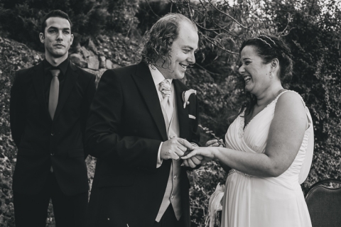 fotos de boda en simo de palau montblanc tarragona