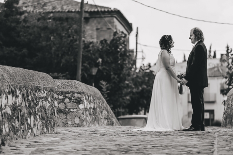 fotos de boda en simo de palau montblanc tarragona