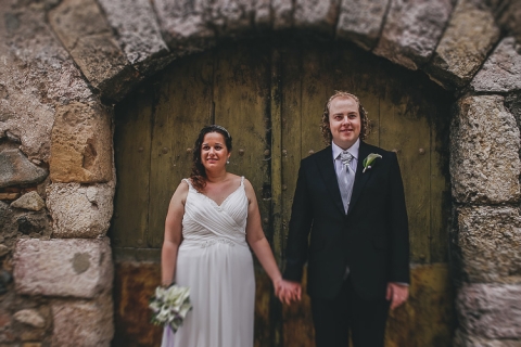 fotos de boda en simo de palau montblanc tarragona