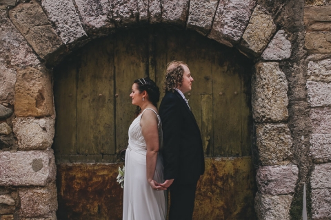fotos de boda en simo de palau montblanc tarragona