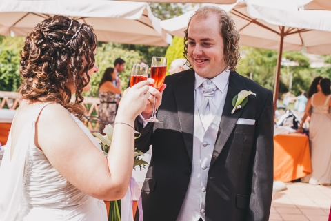 fotos de boda en simo de palau montblanc tarragona