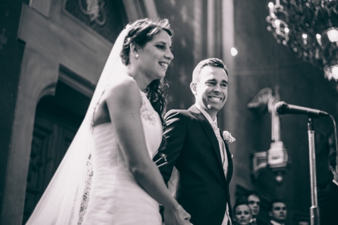 fotos de boda en parroquia san juan de horta en barcelona