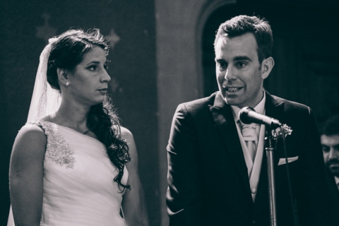 fotos de boda en parroquia san juan de horta en barcelona