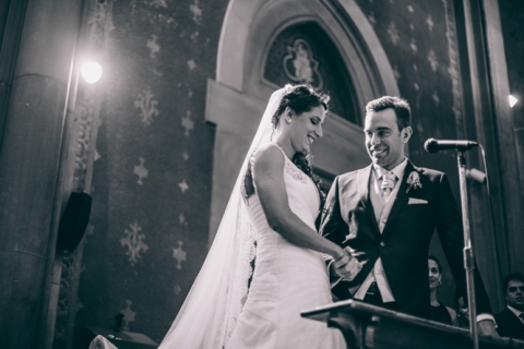 fotos de boda en parroquia san juan de horta en barcelona