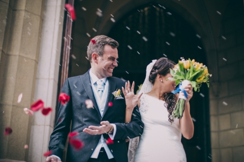 fotos de boda en parroquia san juan de horta en barcelona
