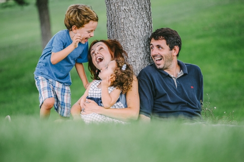 fotos sesion familiar en club de golf bonmont en tarragona