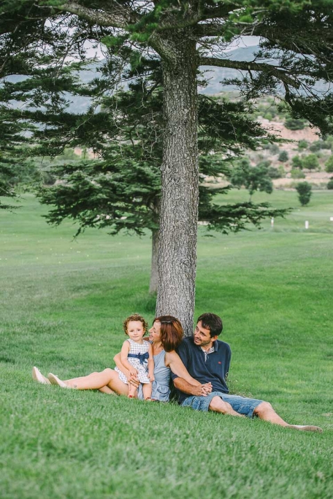 fotos sesion familiar en club de golf bonmont en tarragona