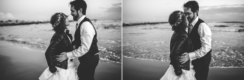 fotos postboda en la playa de barcelona