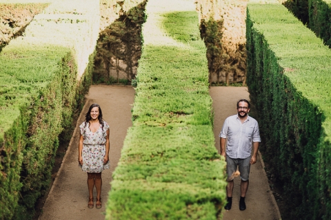 fotos preboda en laberint d'horta en barcelona