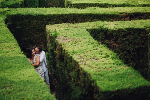 fotos preboda en laberint d'horta en barcelona
