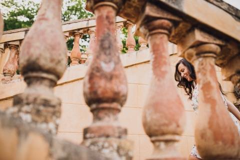 fotos preboda en laberint d'horta en barcelona
