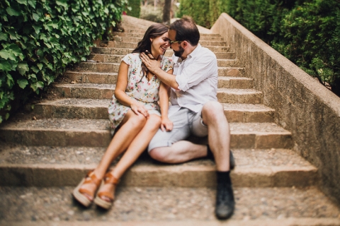fotos preboda en laberint d'horta en barcelona