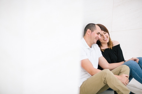 sesión de preboda en caixaforum barcelona