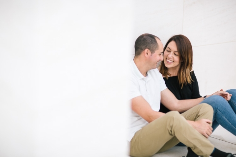 sesión de preboda en caixaforum barcelona