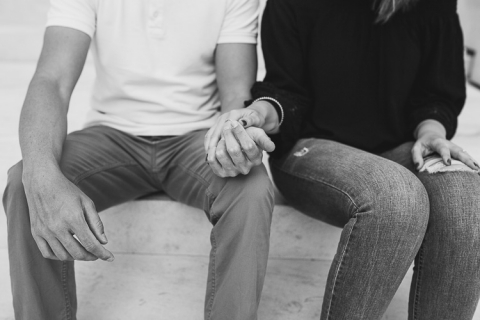 sesión de preboda en caixaforum barcelona