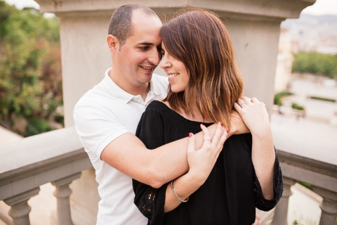sesión de preboda en montjuic barcelona