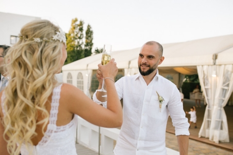 boda en el dorado de Cambrils