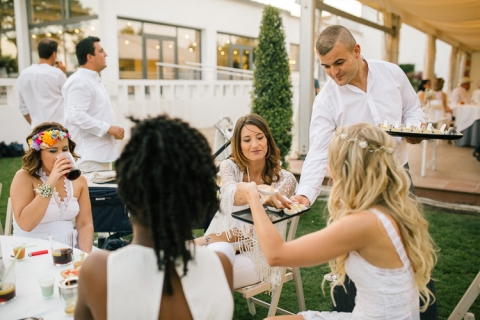 boda en el dorado de Cambrils