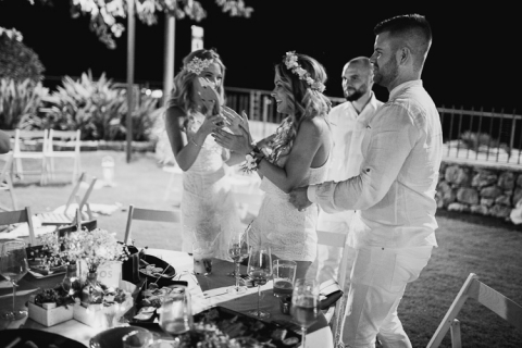 boda en el dorado de Cambrils