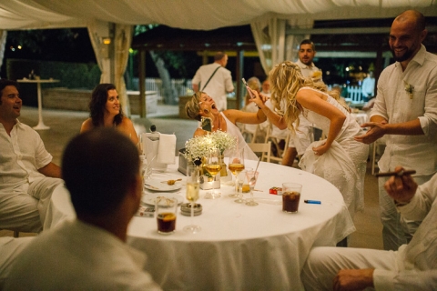 boda en el dorado de Cambrils
