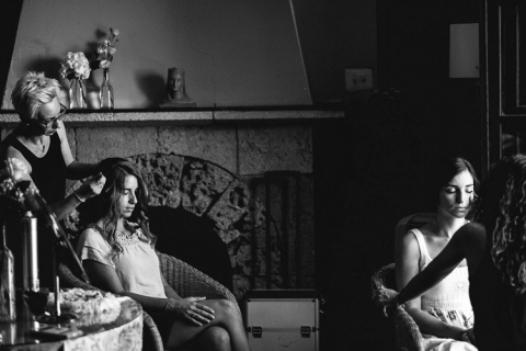 fotos de boda en el castillo de tamarit