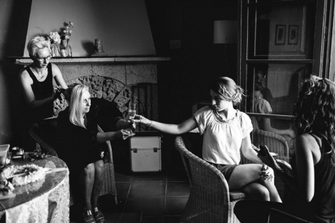 fotos de boda en el castillo de tamarit