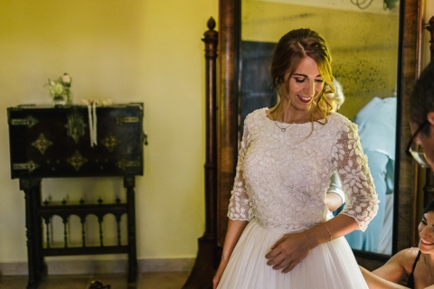 fotos de boda en el castillo de tamarit