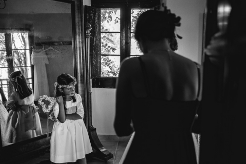 fotografo de bodas en castillo de tamarit