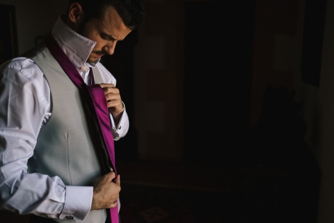 fotografo de bodas en castillo de tamarit