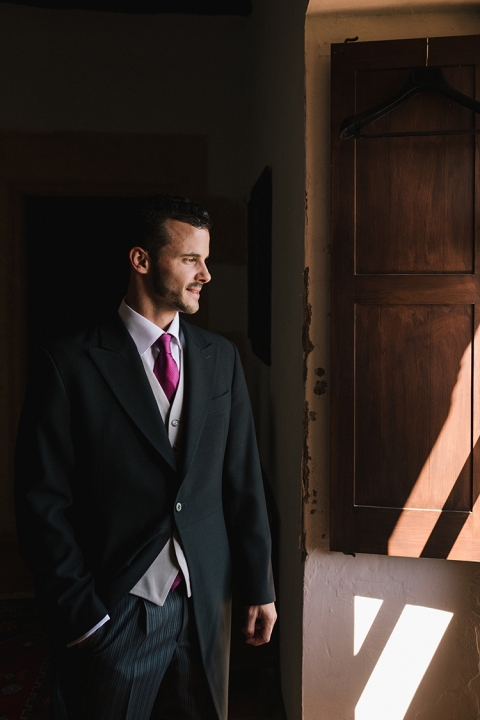 fotografo de bodas en castillo de tamarit