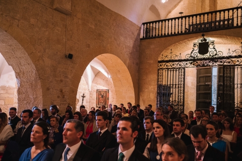 fotografo de bodas en castillo de tamarit