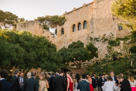 fotografía de bodas en castillo de tamarit