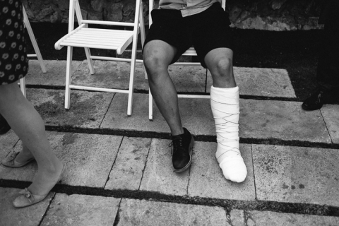 fotografía de bodas en castillo de tamarit