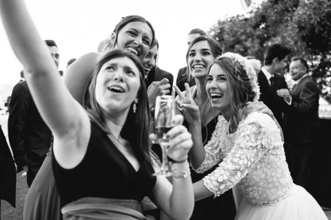 fotografía de bodas en castillo de tamarit
