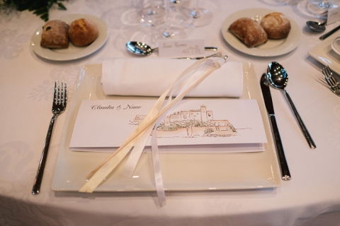 fotografía de bodas en castillo de tamarit