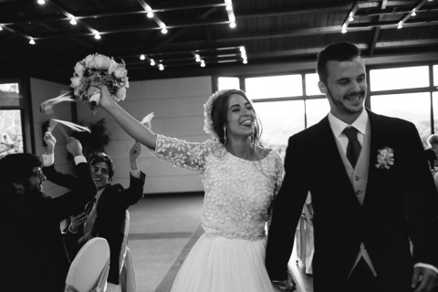 fotografía de bodas en castillo de tamarit